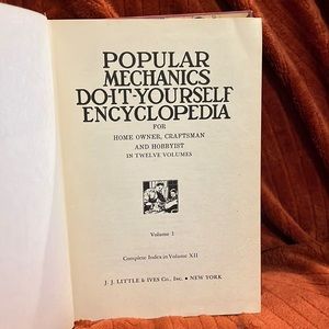 Popular mechanics Do - it yourself encyclopedia ( copyright 1956 )